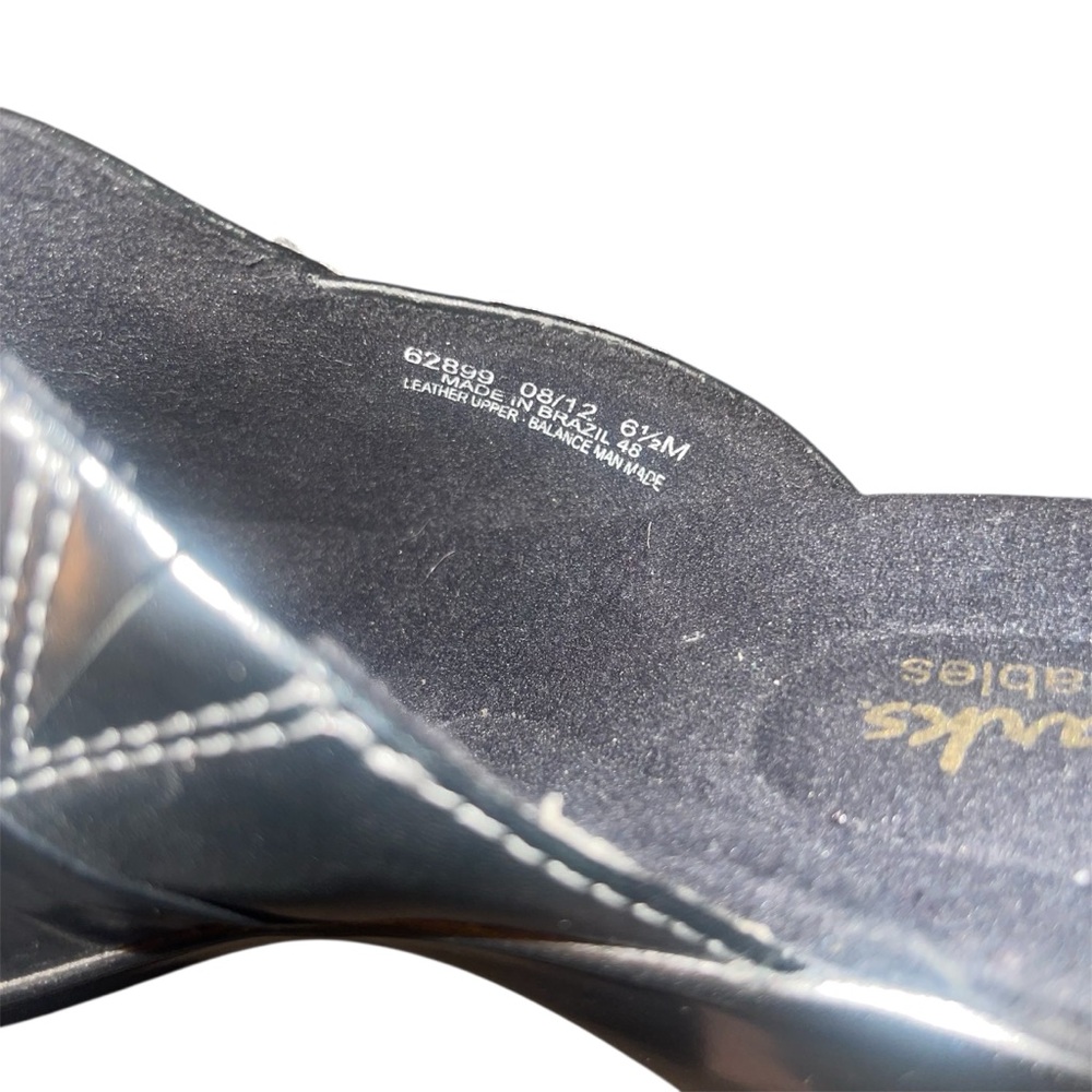 Clarks Bendables Women's Leather Slip On Clog Size 6.5 Black Comfort Shoe…New - Picture 8 of 9